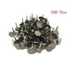 Sydien 100Pcs Bronze Tone Flat Head Thumb Tack Furniture Decor