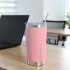 BJPKPK 20 oz Insulated Tumblers With Lid And Straw Stainless