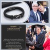 EYQV Graduation Gifts for Him, Leather Bracelet Graduation Gifts for