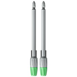 Goupchn 2PCS Heavy Duty Wire Piercing Probes Insulation Piercing Clip Set with 4mm Female Socket Extended Version for Multimeter Voltmeter Electrical Testing Green