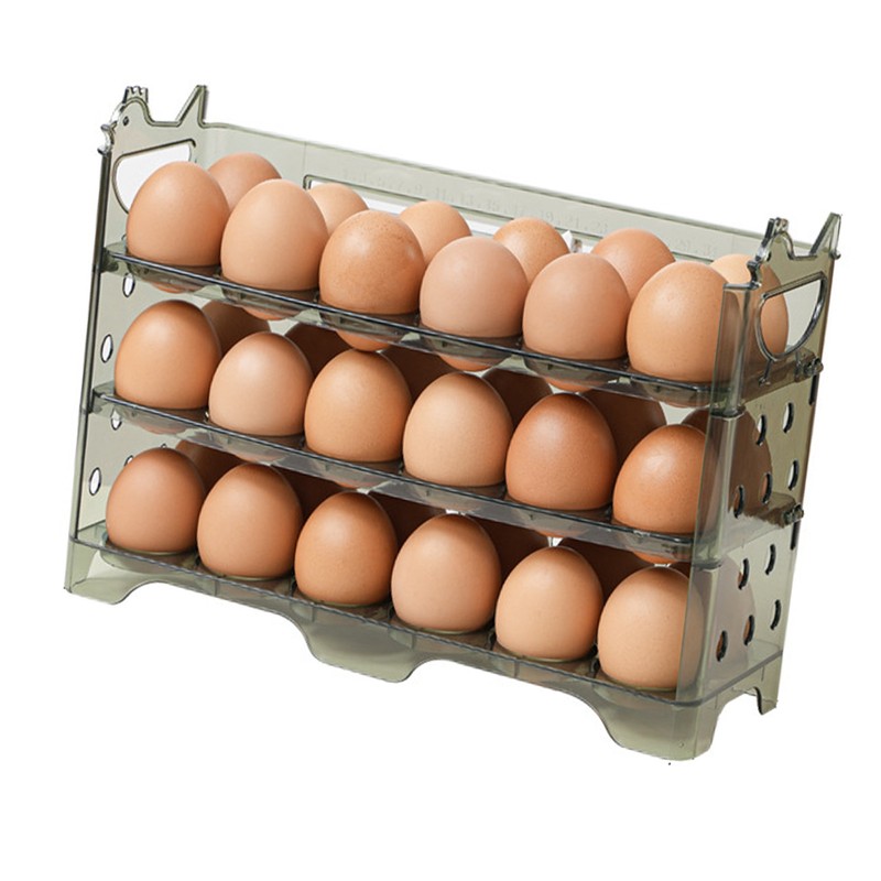 Refrigerator Side Door Egg Rack Multi Functional Anti Slip Flip