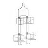 Zenna Home Caddy, Chrome Expandable Over-The-Shower