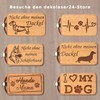 dekolaser24 - Keyring Dog Cat Paw Ekg Heart Funny Sayings