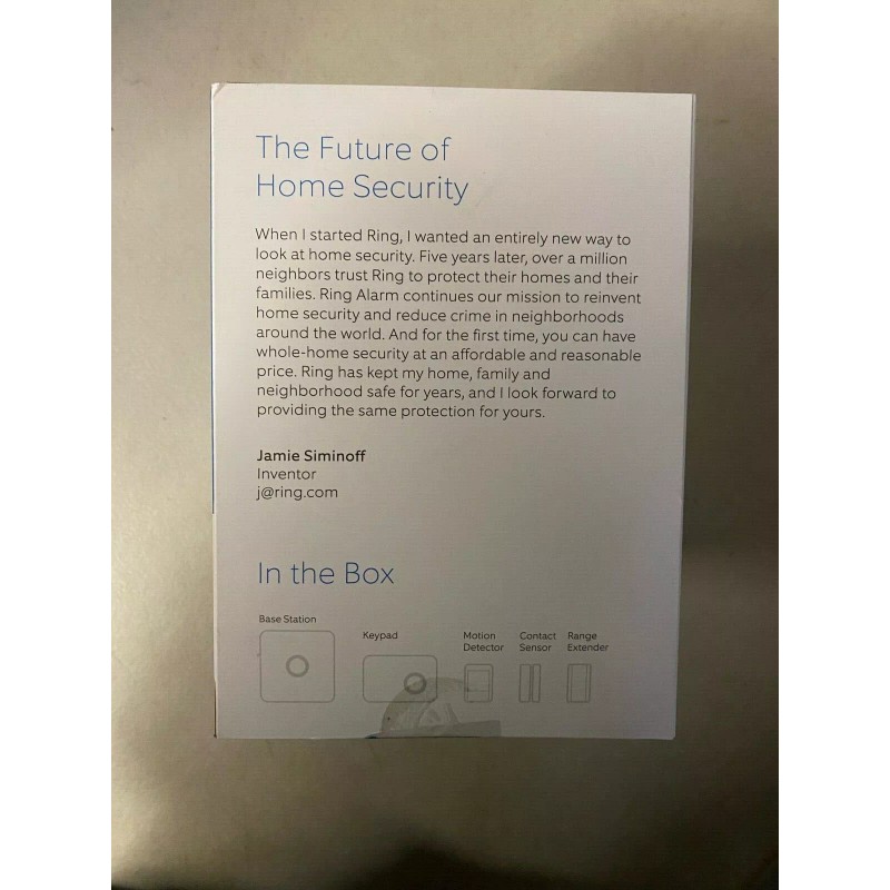 Ring NEW * Ring Alarm 5 Piece Kit (1st Gen)
