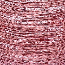 Glitter Beading Thread on 1000 Metre Spools in Various Colours (Rose)