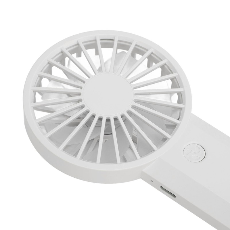 Handheld Fan USB Rechargeable Hand Fan Silent Operation Easy Hanging