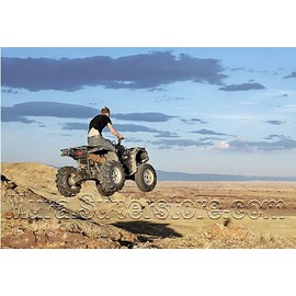 ATV Jumper Peel & Stick Wall Mural (10 1/2 Feet Wide x 8 Feet High)