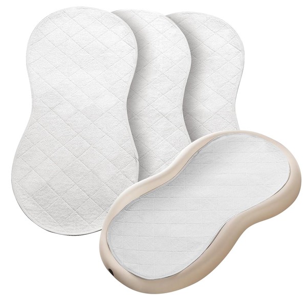 0xcert Baby Thickened Changing Pad 3 Piece Set, Waterproof and