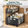 2-Tier Under Sink Organizer for Kitchen & Bathroom – Adjustable