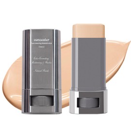 KARLOR Foundation Stick, Concealer Stick Light Foundation Makeup Nude Foundation Pen Matte Foundation Pen Light Creamy Face Foundation Stick Long-Lasting Mattifying for Light Skin