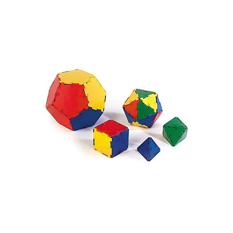 Polydron Platonic Solids Educational Construction Set Suitable for Children 4+
