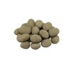 hmleaf HMB 24 Pcs Khaki Stone-Like Ceramic Pebbles for Gas