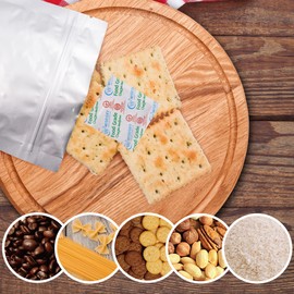 Wisesorb 300CC 400 Packs Oxygen Absorbers for Food Storage, Food Grade Oxygen Absorbers, O2 Absorbers Food Grade for Food Storage