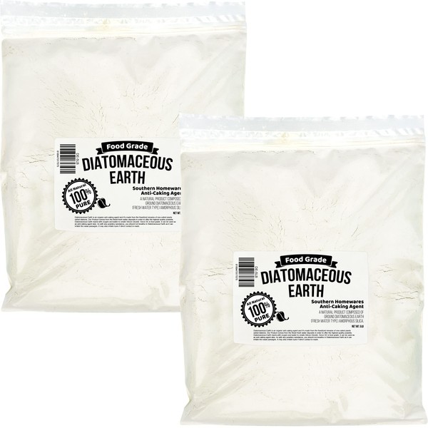 Southern Homewares Diatomaceous Earth Food Grade (Fresh Water Type) 10lb Zipper Bag Codex DE (1.0)