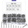 530 Piece M3 Screw Set, Pan Head Screws Nuts Set,