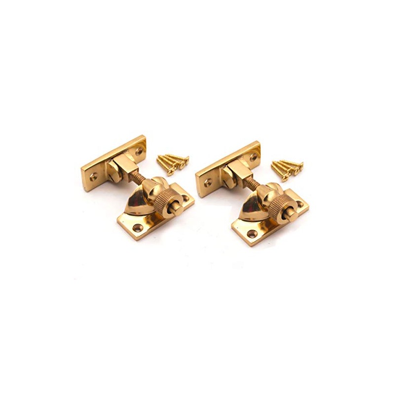 Pack of 2 Solid Brass Victorian Brighton Brass or Chrome