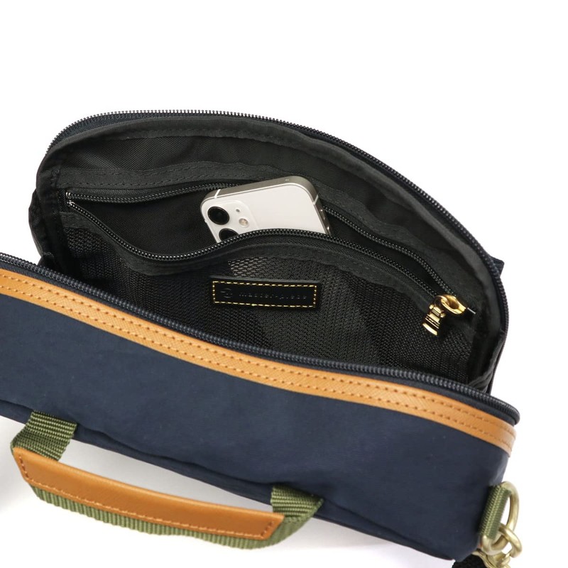 Masterpiece link 02347-v2-075B Men's Shoulder Bag, Navy B, Free Size