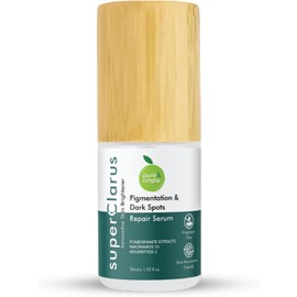 Pure & Cimple- EL MEJOR ELIMINADOR DE MANCHAS OSCURAS: el suero facial, superClarus Innovative Skin Brightener, está formulado con ingredientes eficientes que pueden penetrar profundamente en la piel,