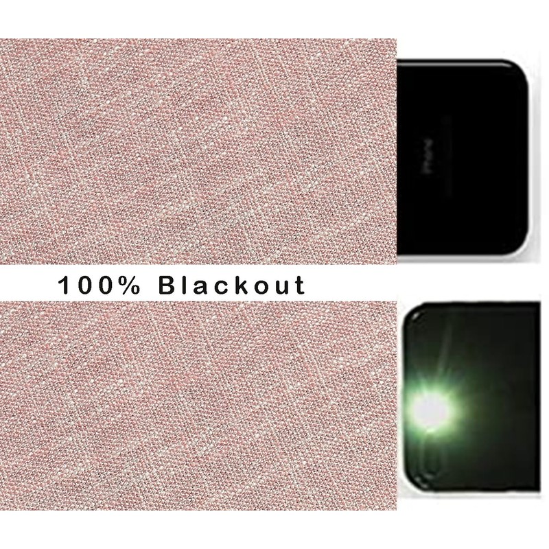 Ombre Full Blackout Window Curtain Panels Thermal Insulated Noise Reduction