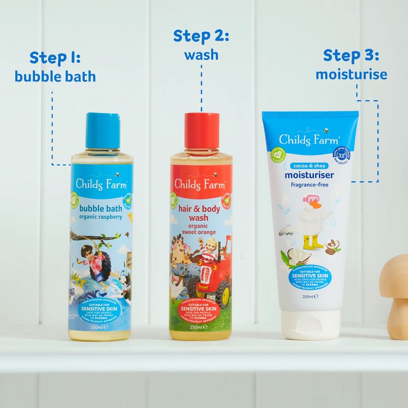 Childs Farm | Kids Moisturiser 200ml, Unfragranced, Soothes and Hydrates,