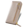 Mura Women's Bi-fold Wallet Mini Wallet, Compact, Genuine Leather, Gray