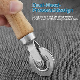 4 pieces, tool retractor roller for piping, fly screen, piping tool, spline roller, tool retractor for piping, rubber cord, double wheel piping roller, sealing roller for windows