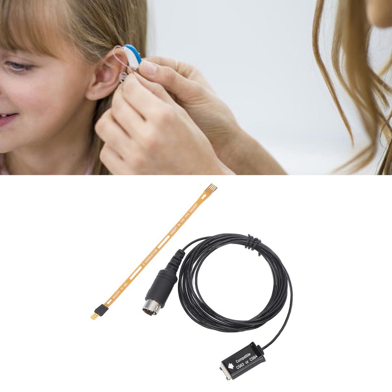 Cs63 Sound Aids Programming Cable Adjust Volume Stable Signal Transmission