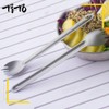 TITO Titanium Spork Longhandle Outdoor Travel Spoon Fork Portable Flatware