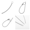 Stainless Steel Multi-Size Male Horse Eye Bars, Bendable-N11 (10mm)