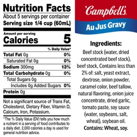 Campbell's Campbell's Au Jus Gravy, 10.5 oz Can