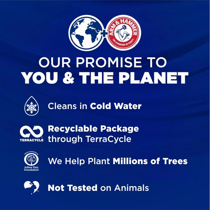 Arm & Hammer plus Oxiclean 5-In-1 Laundry Detergent Power Paks,