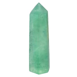 Mineralist Collection Green Lake Fluorite Point - Emblem of Resilience, Vitality, and Creativity - Ideal for Meditation, Chakra Alignment, and Decorative Enhancement - 0.5lb