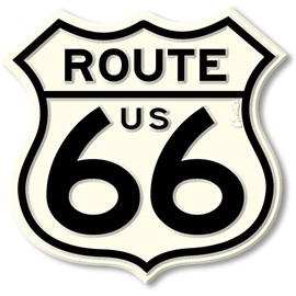 Route 66 Vintage Highway Sign Souvenir Magnet - Giant Size