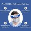 Adjustable Face Shield Protect Eyes and Face, Clear Open Face