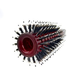 Phillips Brush Mini Monster Vent 4 Poly-Tipped Professional Hair Brush (2.75” Diameter Barrel) - Vented Blowout Hairbrush with Nylon Reinforced Boar Hair Bristles, Beech Wood Handle with Rubber Grip