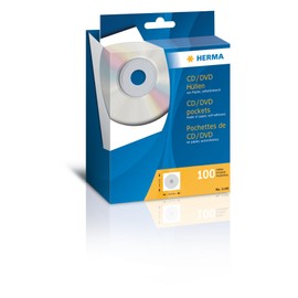 Herma 1140 124 x124 mm CD Paper Pockets - White