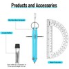 EBOOT Student Geometry Math Set, Drawing Compass and 6 Inch