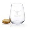M. LA HART University of Texas Stemless Wine Glasses -