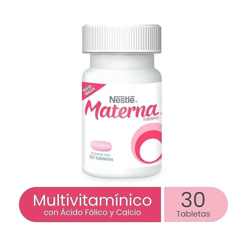 Tabletas Materna Vitaminas Minerales Tableta Sabor