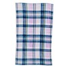 Vera Bradley Women's Fleece Plush Throw Blanket, Amethyst Plaid, 80