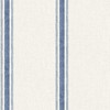 Chesapeake Blue Linette Fabric Stripe Wallpaper, 3115-12462