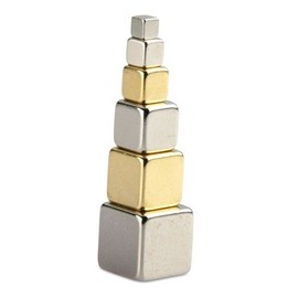 Cube Magnet 20.0 x 20.0 x 20.0 mm N45 Nickel - Holds 25 kg