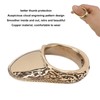 Archery Thumb Rings Good Protection Engraving Pattern Thumb Protector Rings