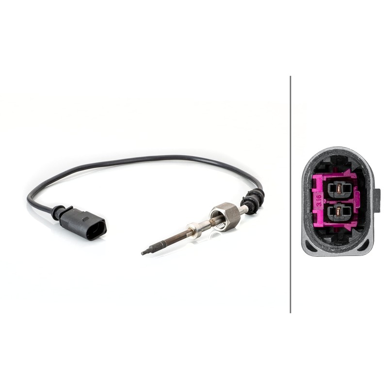 HELLA 6PT 014 494-831 Sensor, exhaust gas temperature - 2-pin