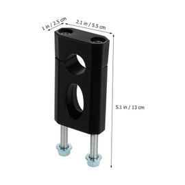 Ciieeo 1 Pair Handlebar Riser Clamp for Dirt Bikes Handlebar Mounts for Enhanced Riding Position Versatile Compatibility Durable Construction for Secure Support Easy Installation for