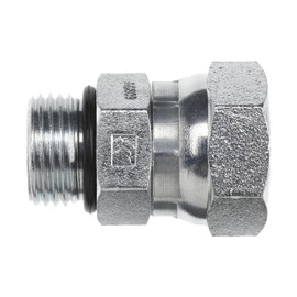 6900-08-04 Hydraulic Adapter 1/2" Male BOSS X 1/4" Female Pipe Swivel Carbon Steel