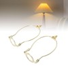 2 Piece Lampshade Harp Holder, Adjustable Bracket, Lamp Harp Set,