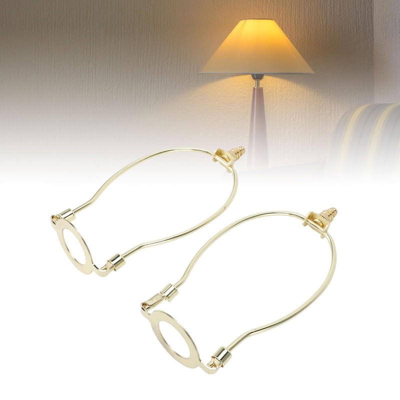 2 Piece Lampshade Harp Holder, Adjustable Bracket, Lamp Harp Set,
