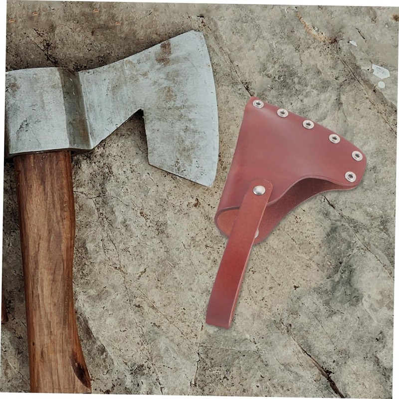 TEHAUX Camping Hatchet Axe Protector Durable Leather Cover for Outdoor