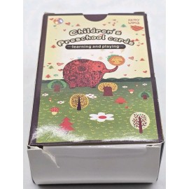 Childrens Preschool Cards Learning and Playing Animals Food Vehicles Shapes